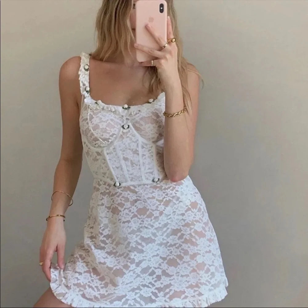 For Love & Lemons Violeta Lace Corset - Picture 5 of 9